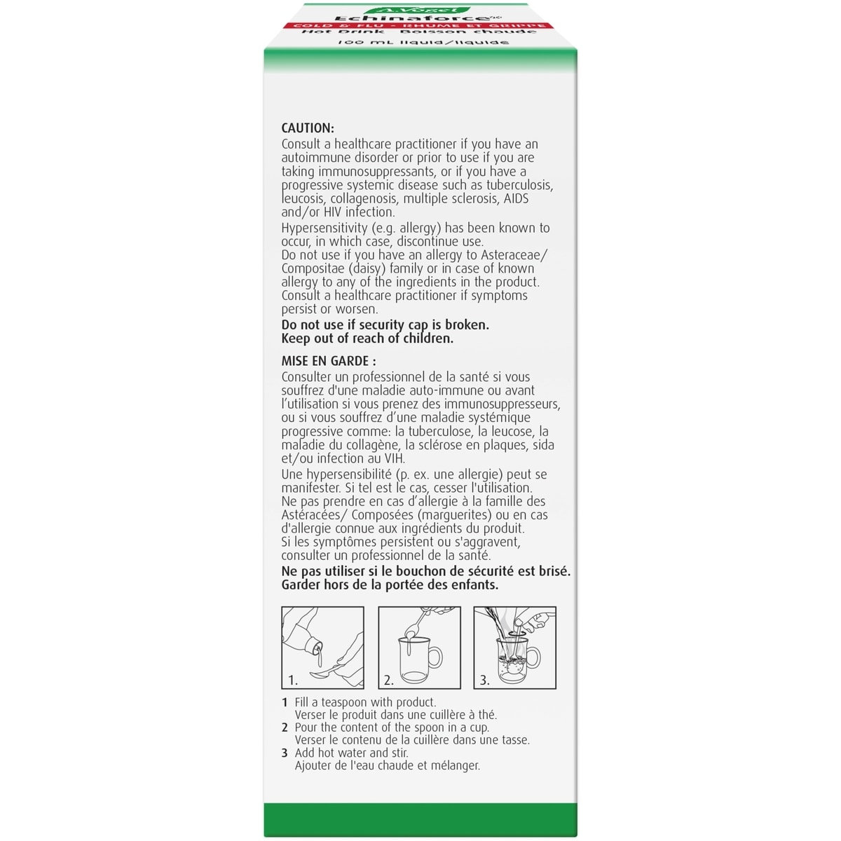 Echinaforce Boisson Chaude Soutien Immunitaire - Rhume et la grippe