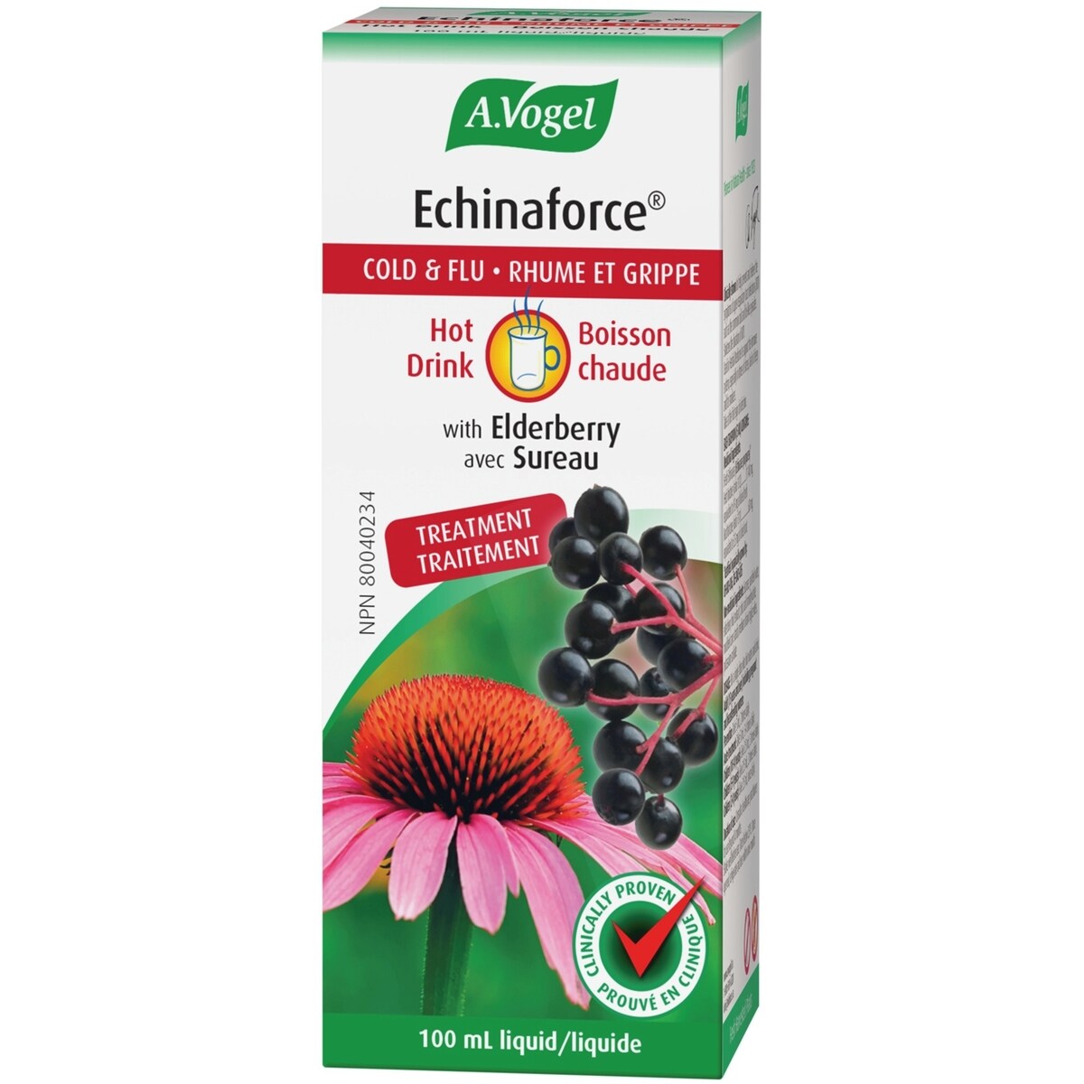 Echinaforce Boisson Chaude Soutien Immunitaire - Rhume et la grippe