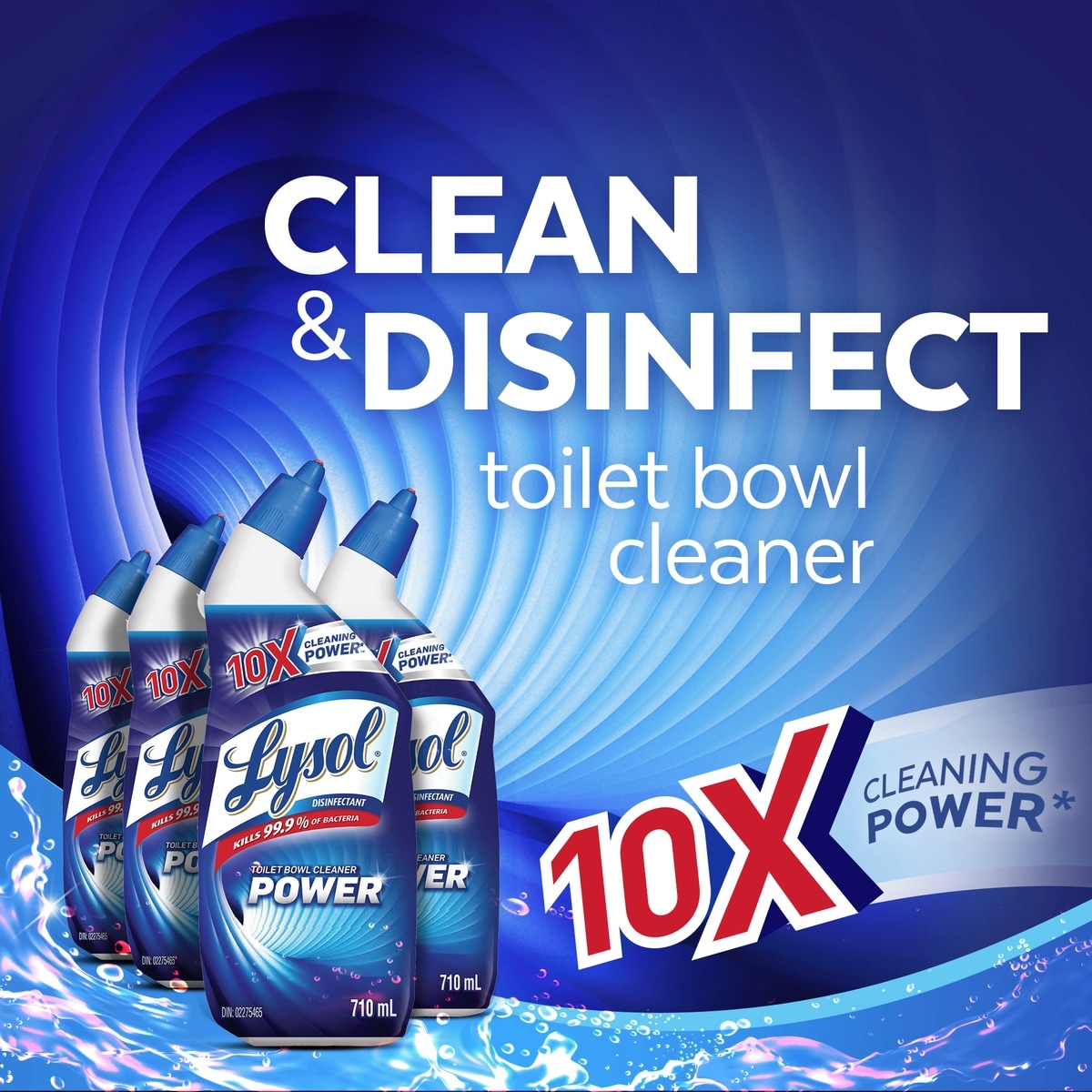 Bathroom cleaning- Toilet Bowl Cleaner, Power, 10X Cleaning Power