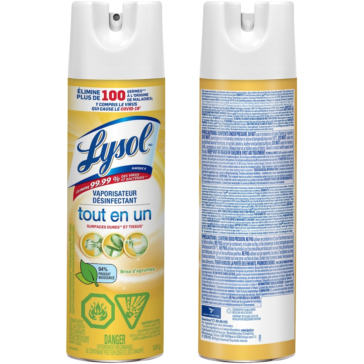 DISINFECTANT SPRAY: Lemon Breeze