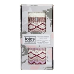 Ladies Chenille Chunky Slipper Sock 2