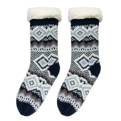 Ladies Chenille Chunky Slipper Sock