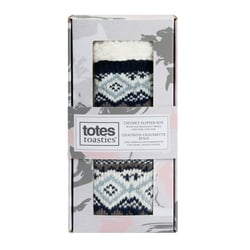 Ladies Chenille Chunky Slipper Sock 2
