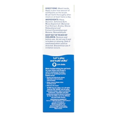 Kids Cocomelon Training Toothpaste 4