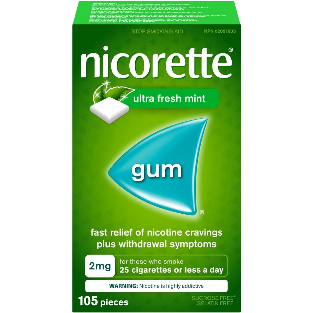 Nicotine Gum, 2 mg