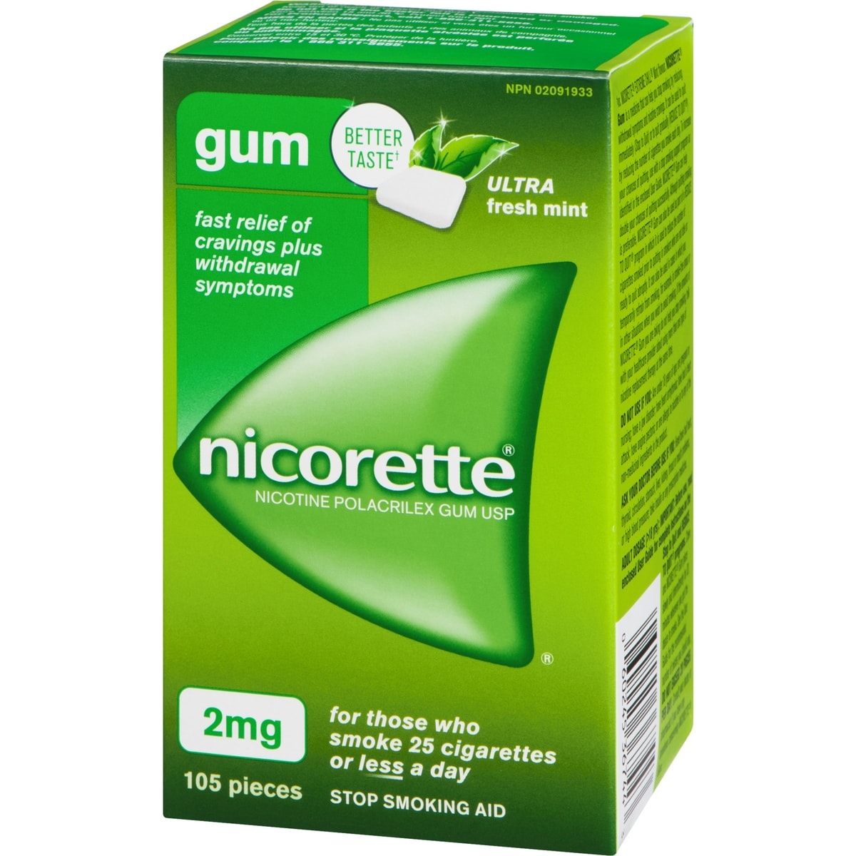 Nicotine Gum, 2 mg