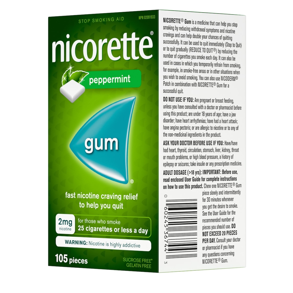 Nicotine Gum, mg