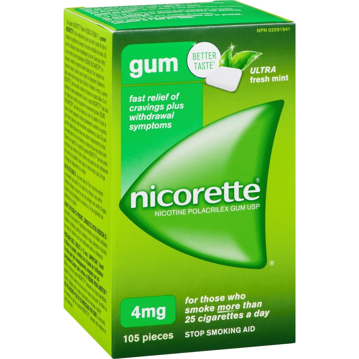 Nicotine Gum, 4 mg