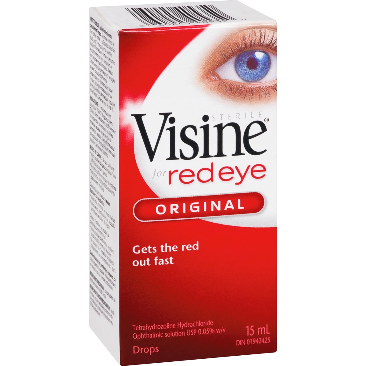 Originale, Gouttes pour la rougeur oculaire
