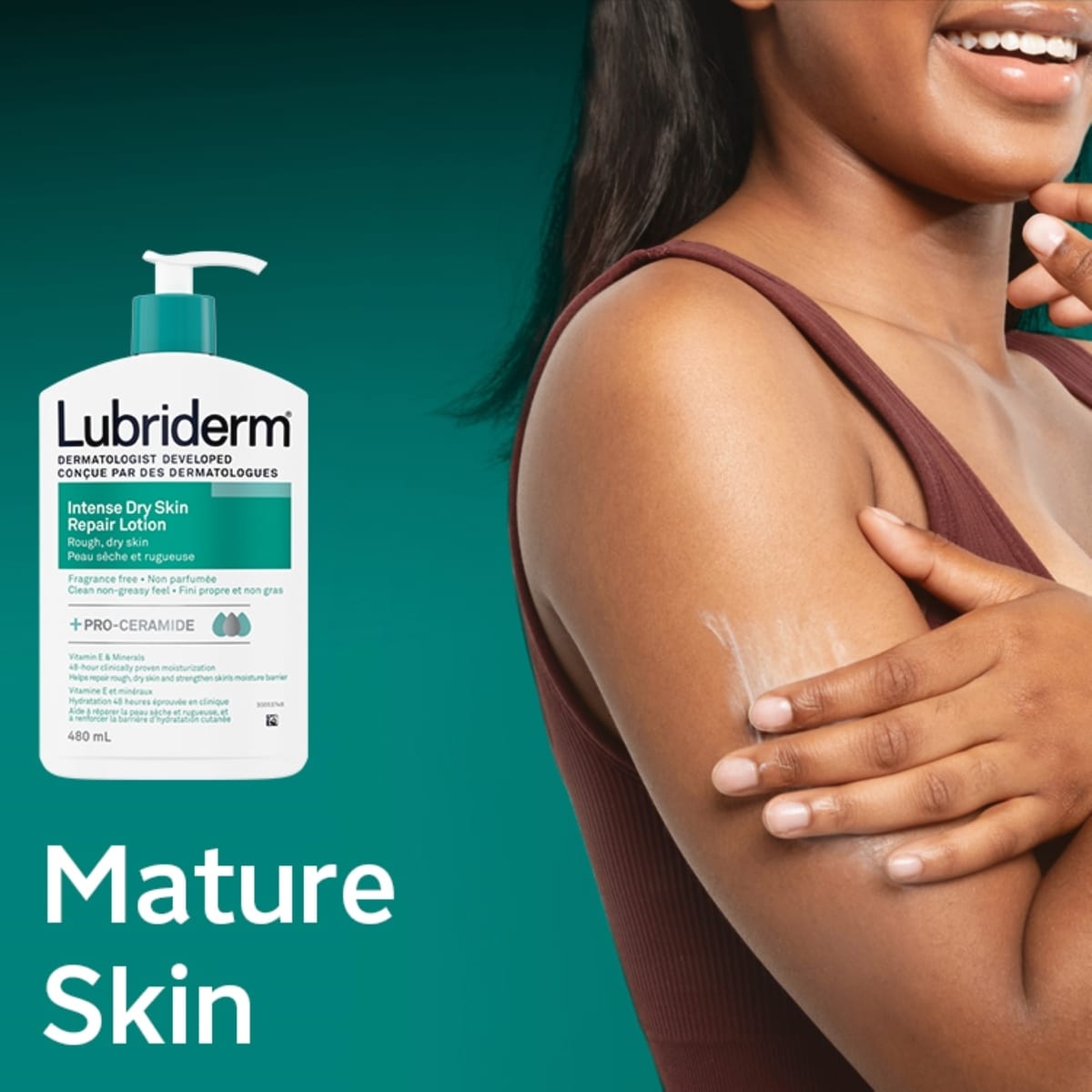 Intense Dry Skin Repair Lotion, Vitamin E, Minerals, Pro-ceramide, Dry Skin Moisturizer, Hypoallergenic, Fragrance Free