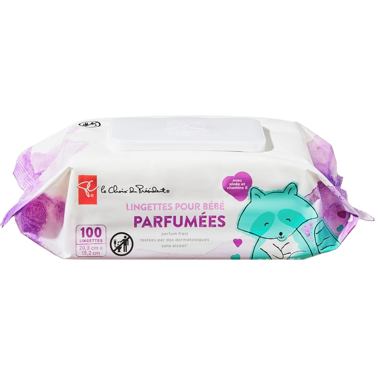 Lingettes pour bébé parfumées