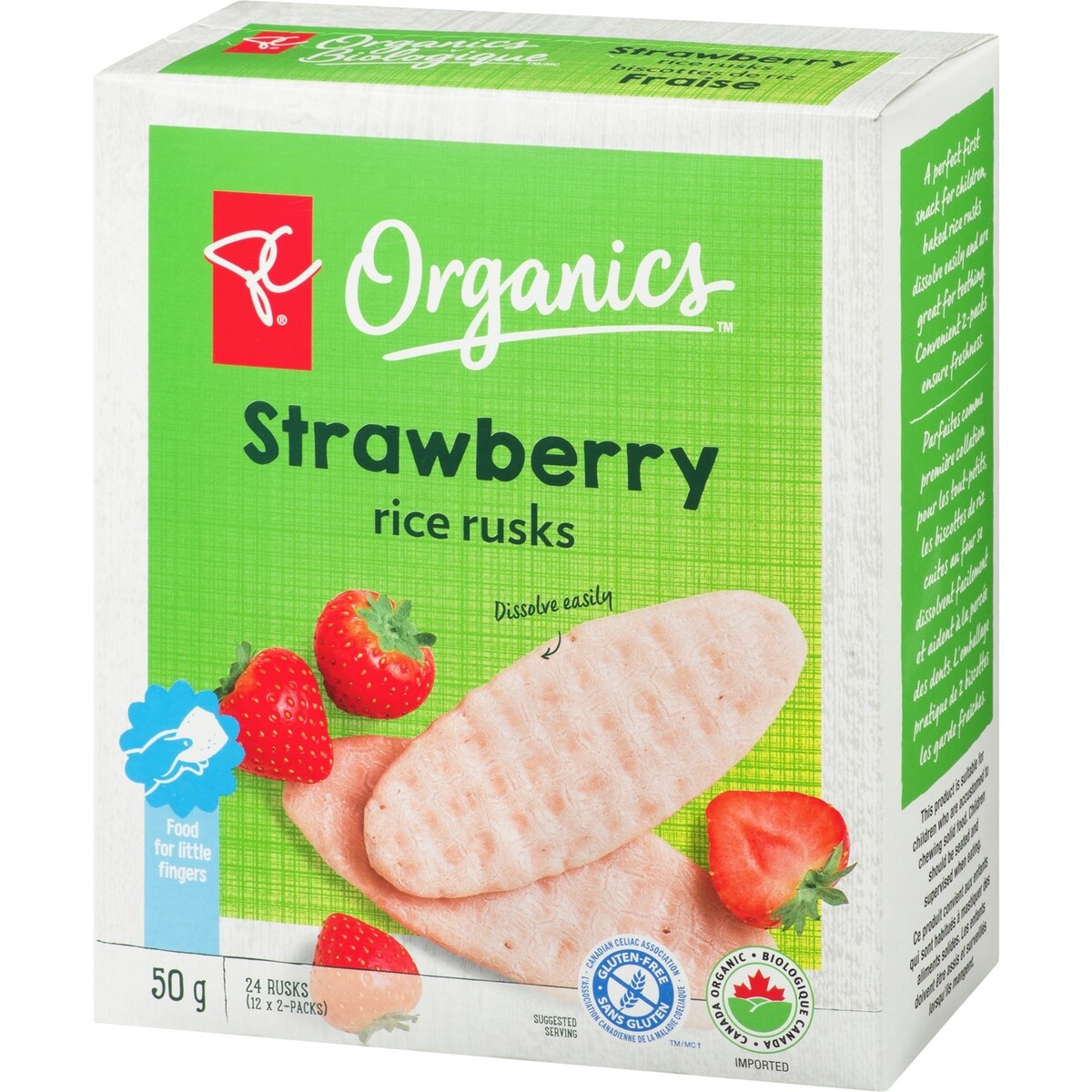 Rice Rusks Strawberry