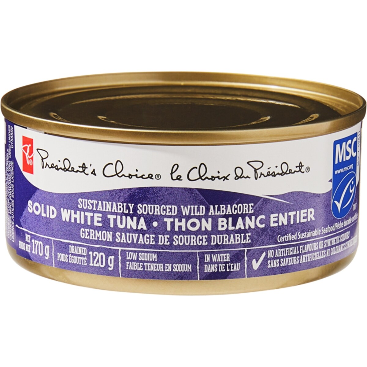 Wild Albacore Solid White Tuna