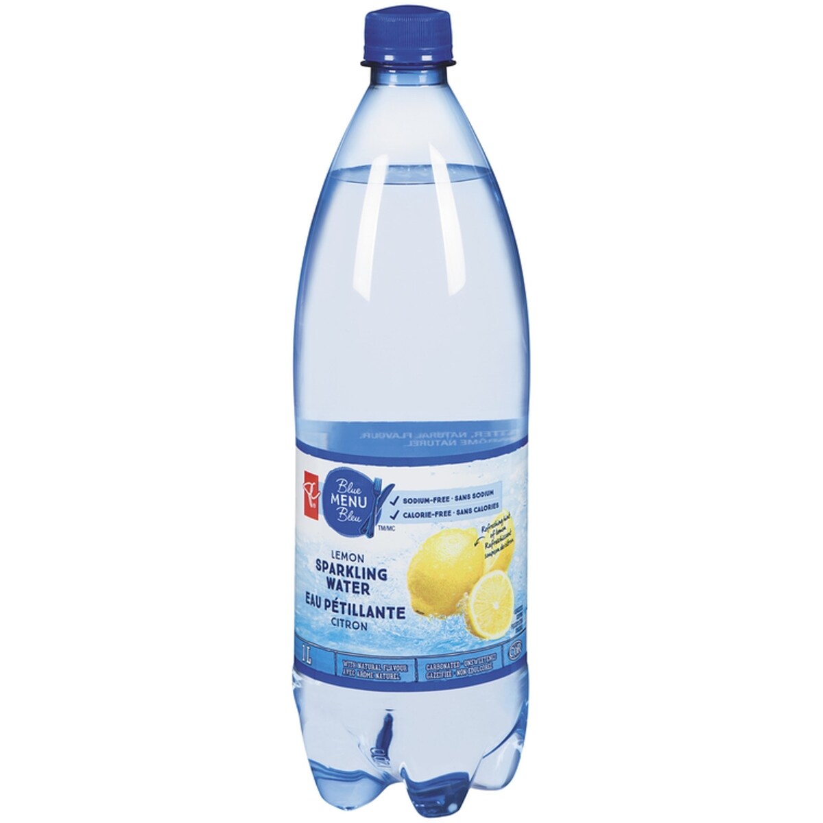 Eau pétillante citron