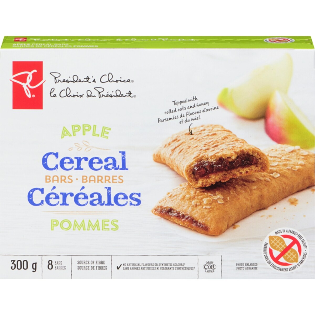 Barres de céréales aux pommes sans arachides