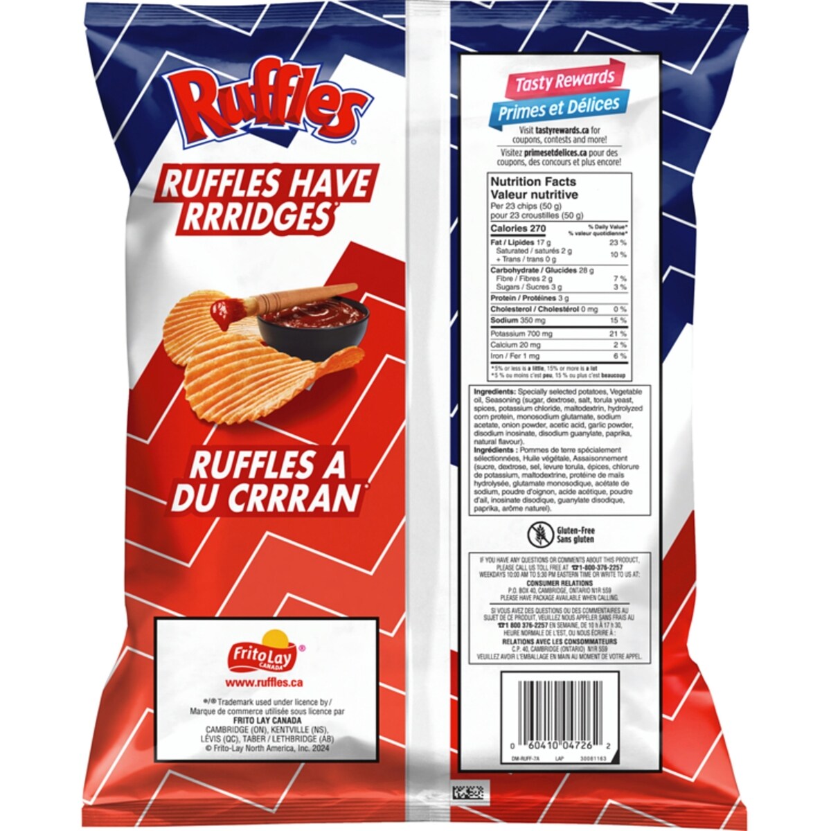 Bar-B-Q Flavoured Potato Chips