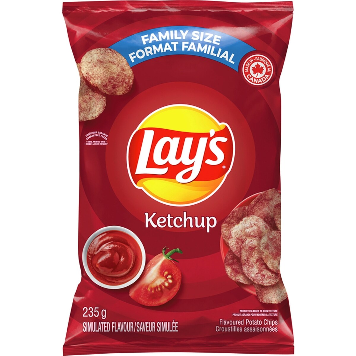 Croustilles assaisonnées Ketchup