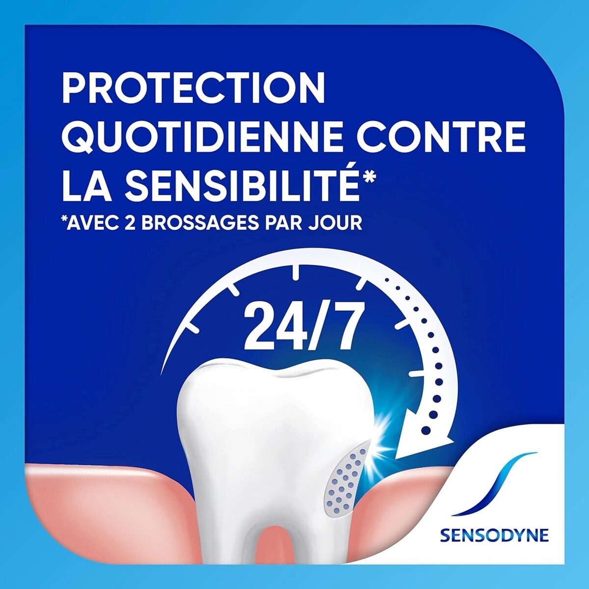 Dentifrice quotidien pour dents sensibles SENSODYNE Blanchissant et Antitartre