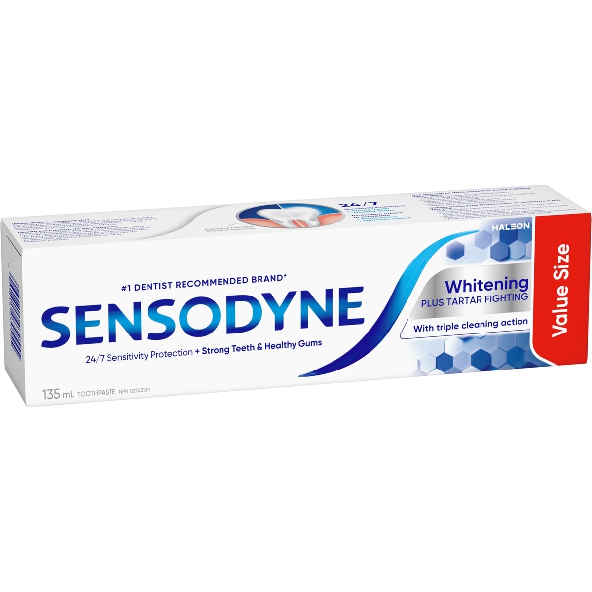 Dentifrice quotidien pour dents sensibles SENSODYNE Blanchissant et Antitartre
