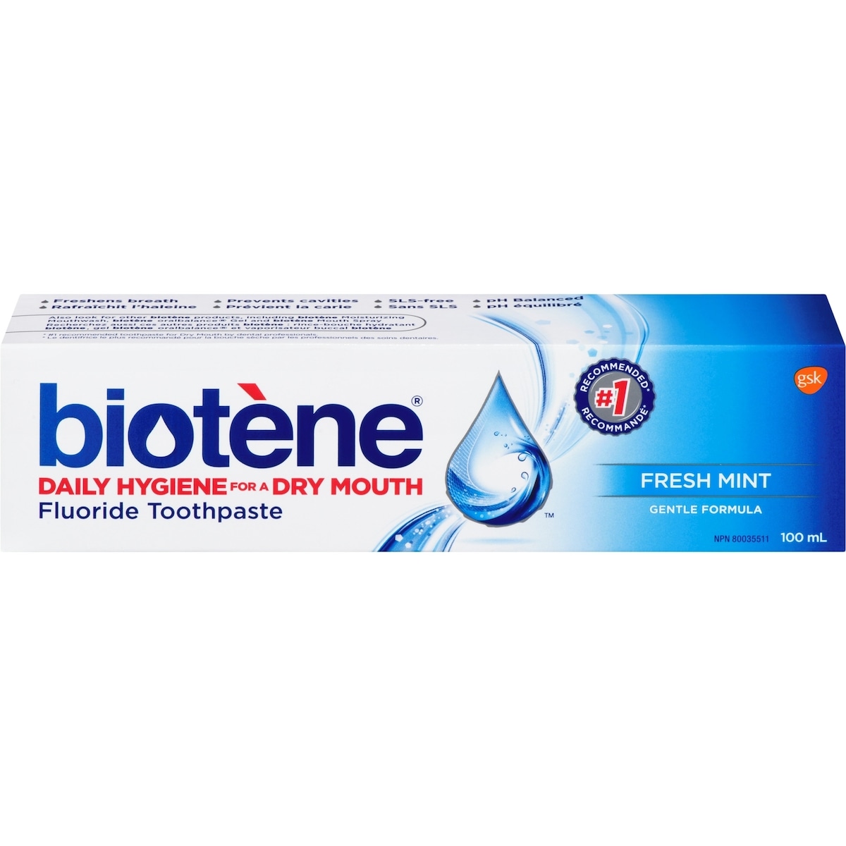 Biotene biotène Fresh Mint Fluoride Toothpaste Fresh Mint 100 mL 100 mL