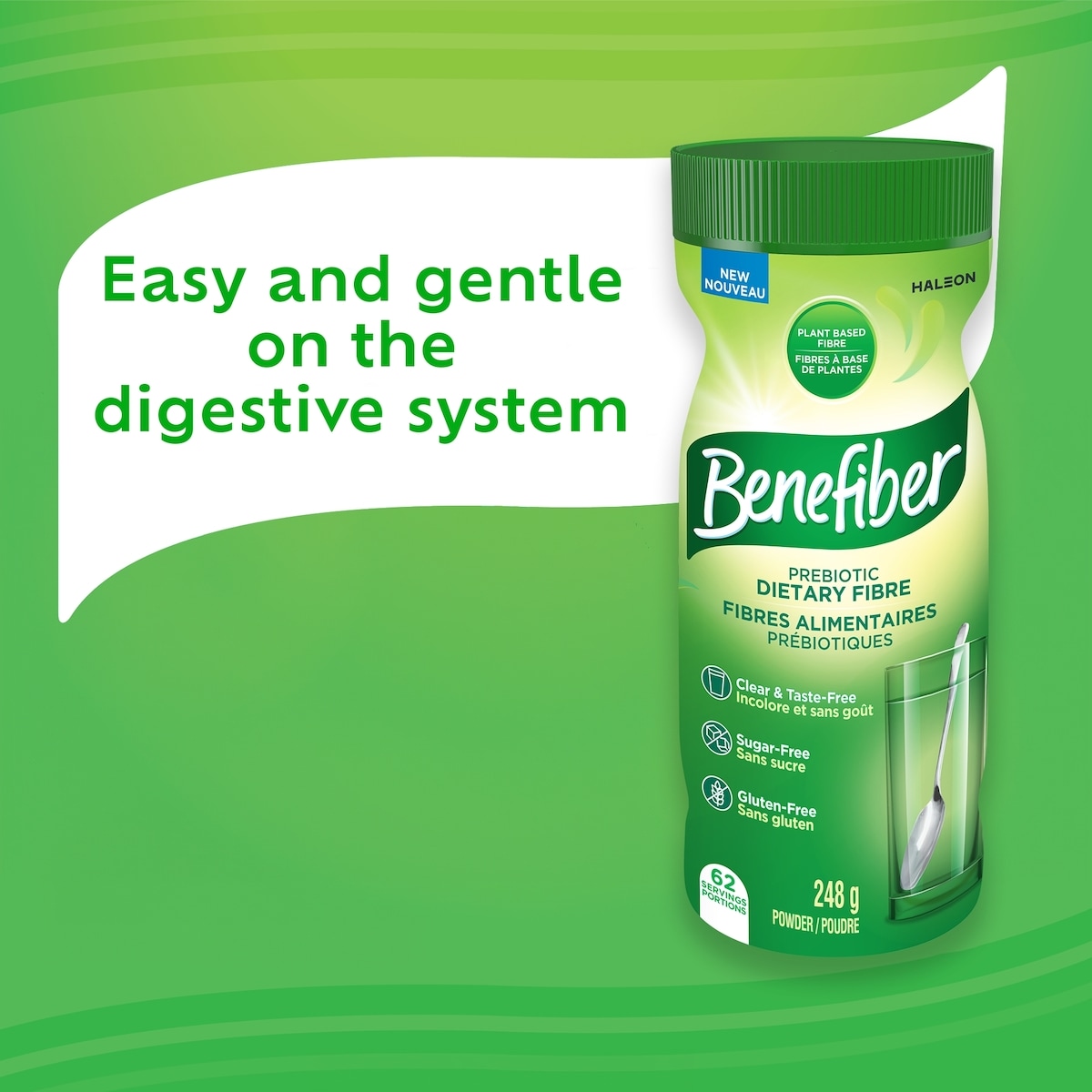 Poudre de fibres alimentaires prébiotiques quotidienne, sans saveur et sans sucre