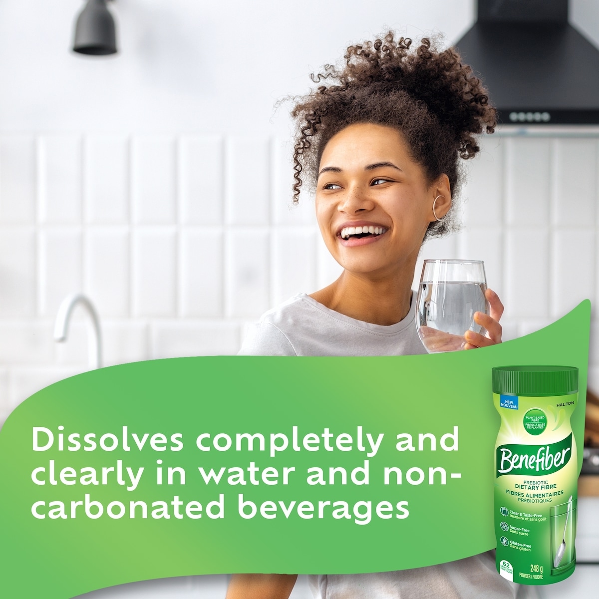 Poudre de fibres alimentaires prébiotiques quotidienne, sans saveur et sans sucre