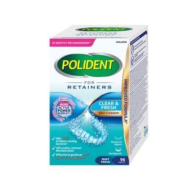 For Retainers, Clear & Fresh, 96 Tablets 3