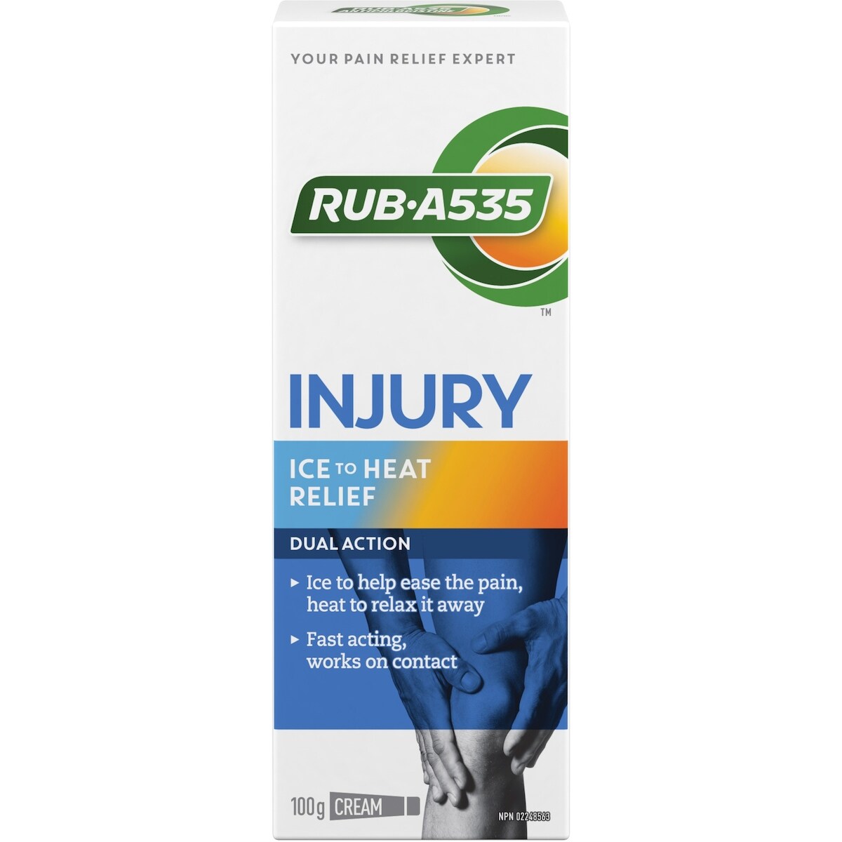 Crème antidouleur contre les blessures Glace-Chaleur