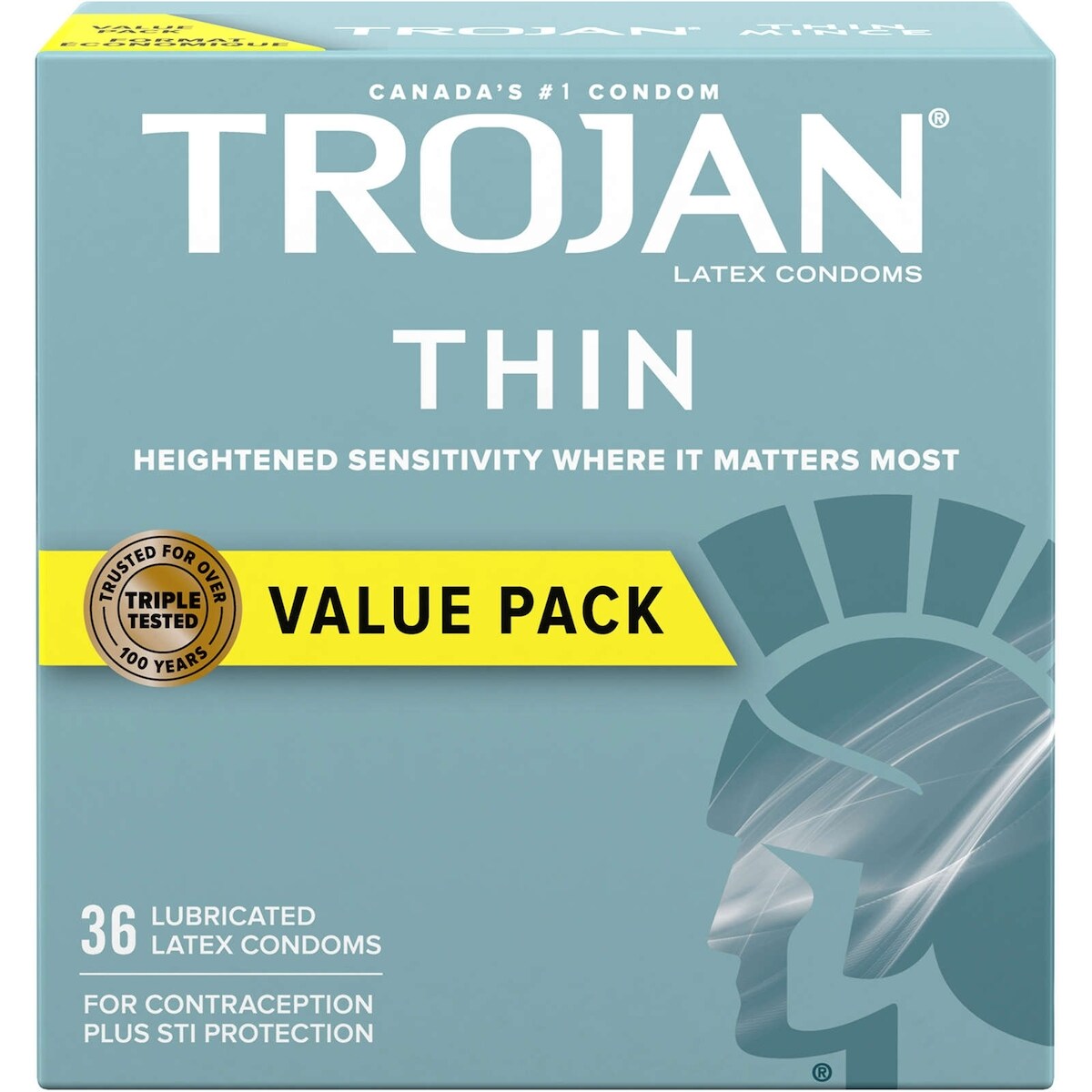 Condoms lubrifiés minces