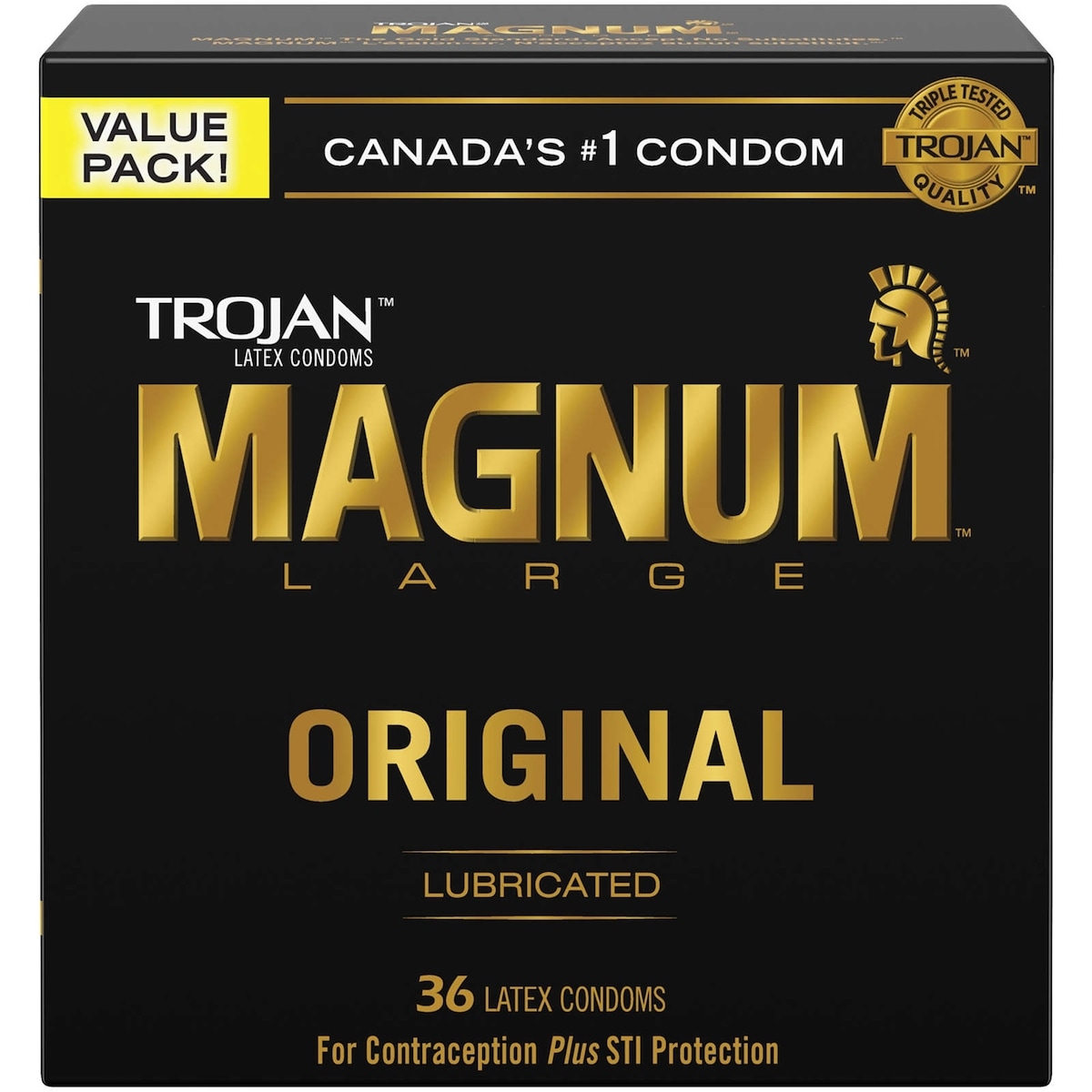 Magnum Original Large Size Lubricated Condoms