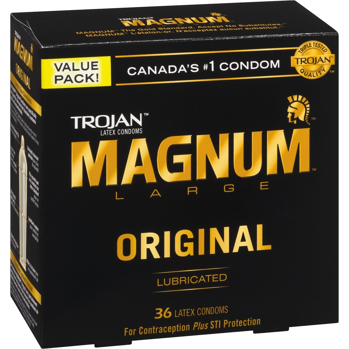 Magnum Original Large Size Lubricated Condoms