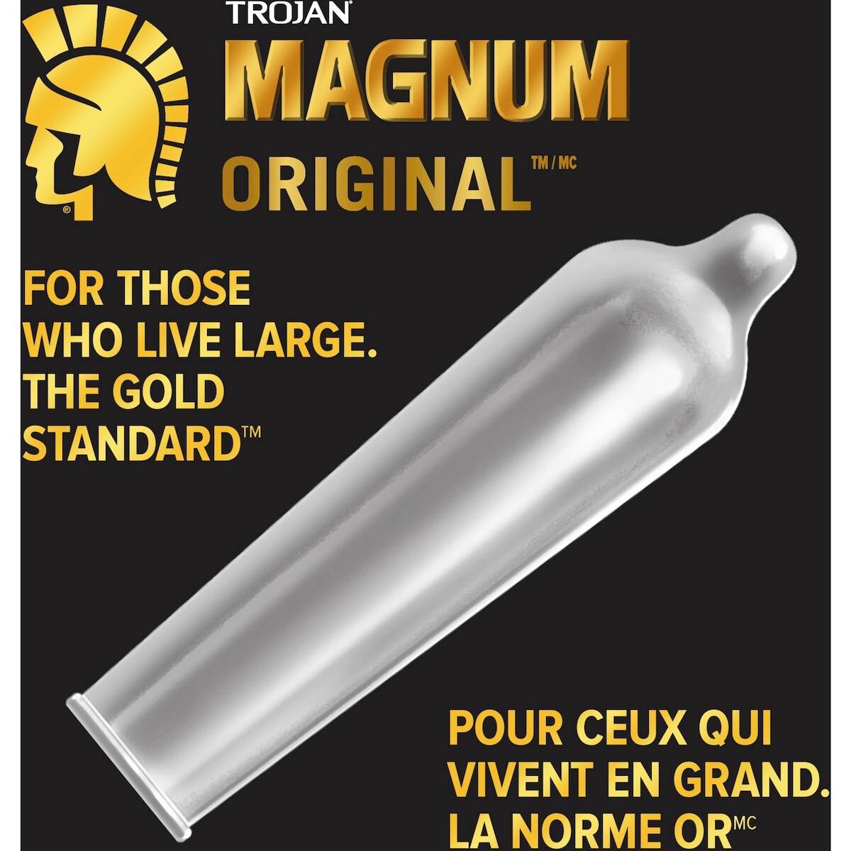 Magnum Original Large Size Lubricated Condoms