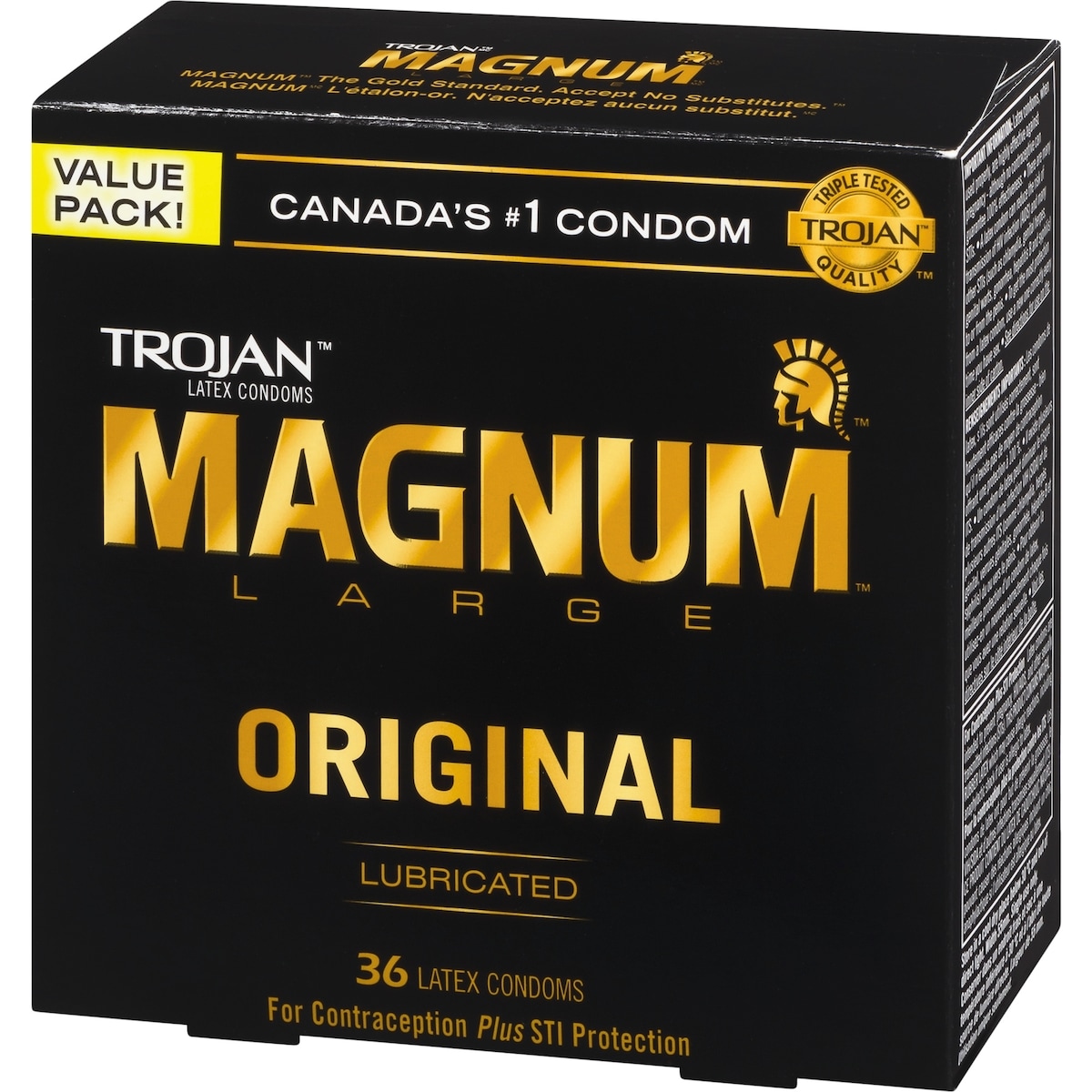 Magnum Original Large Size Lubricated Condoms