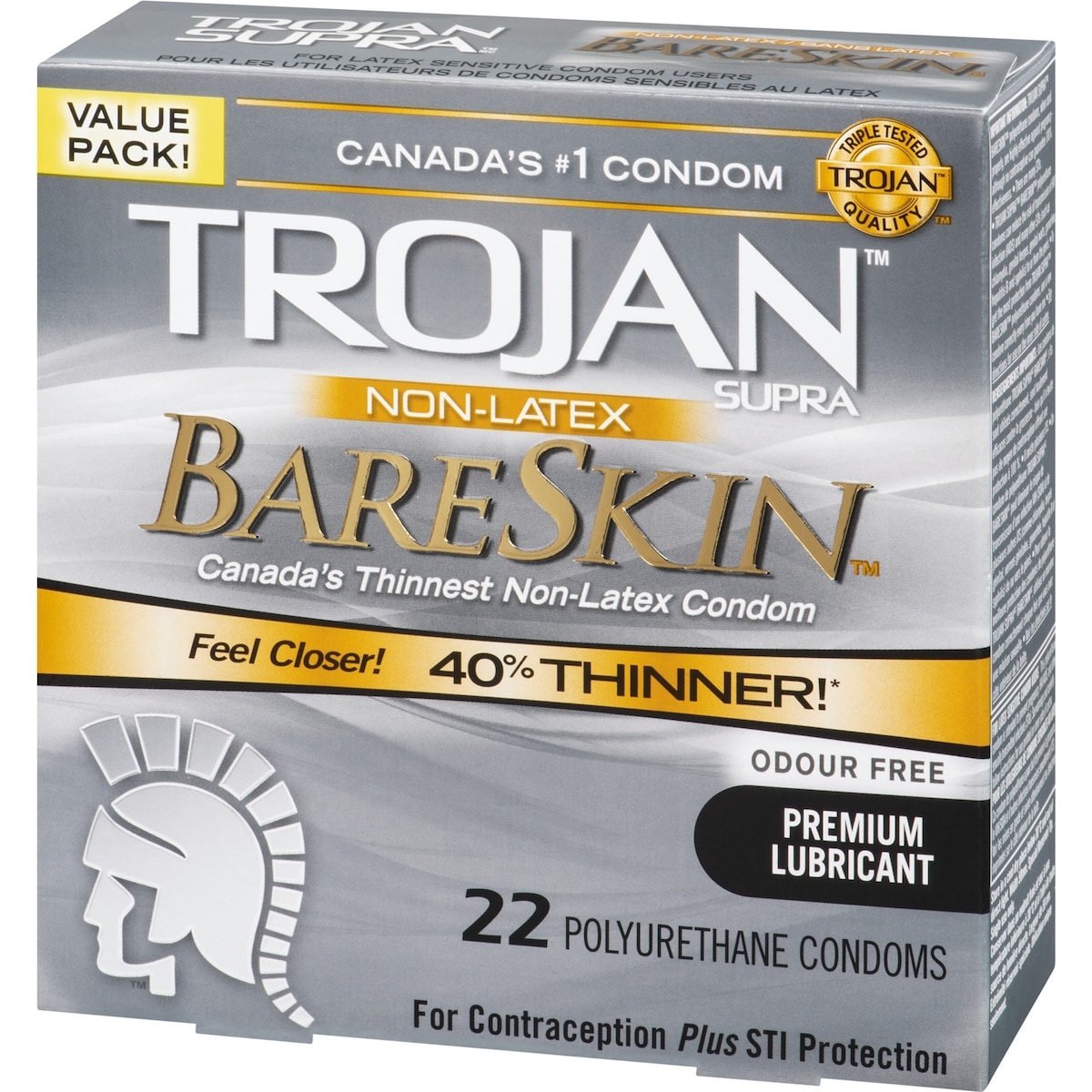 BareSkin Supra Non-Latex Condoms