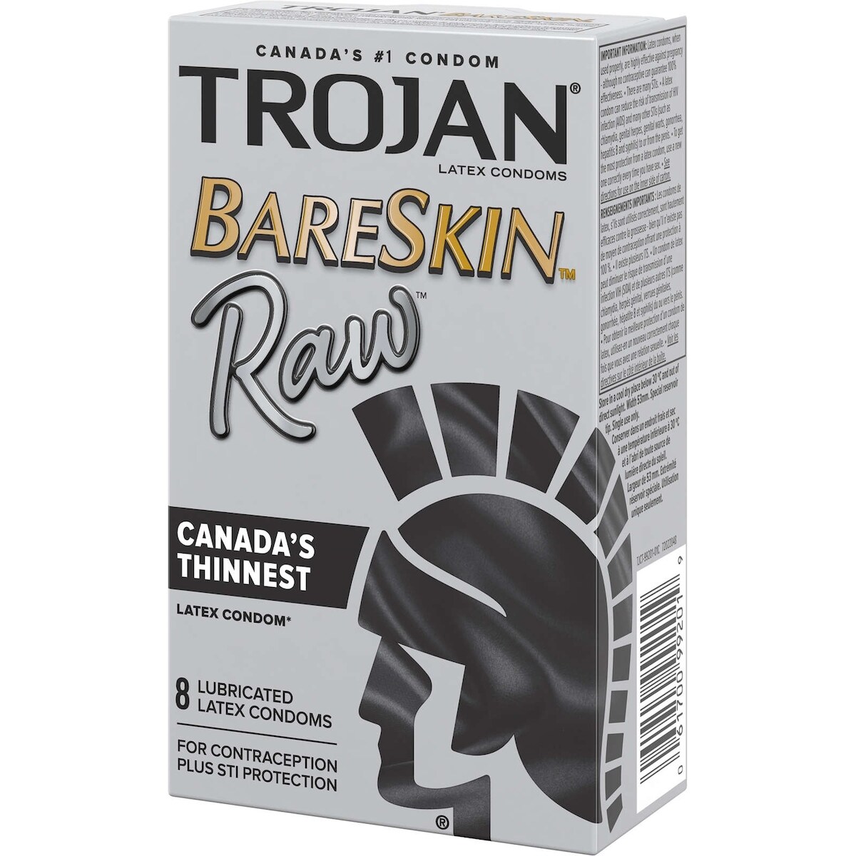Condoms lubrifiés BareSkin Raw