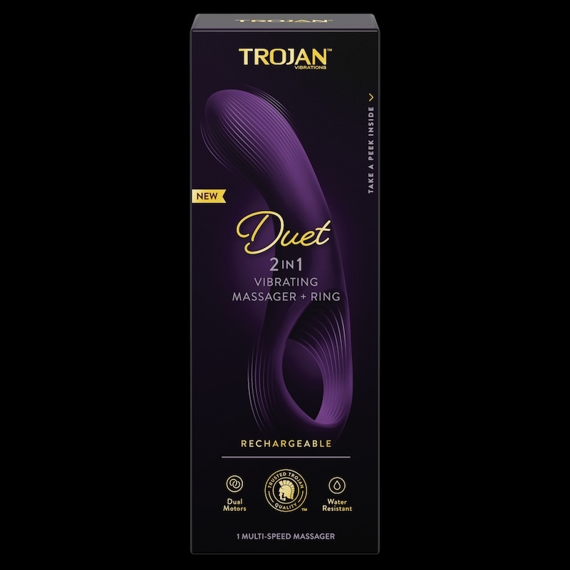 Trojan Duet 2-in-1 Vibrating Massager + Ring | Shoppers Drug Mart