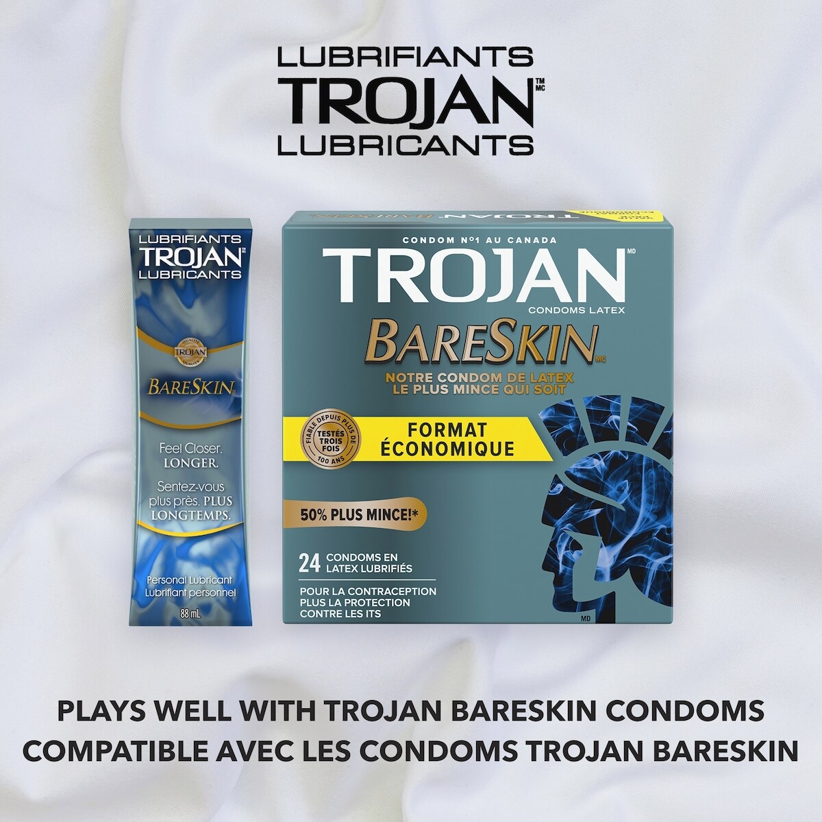 Lubrifiant personnel pour un plaisir extra-long BareSkin