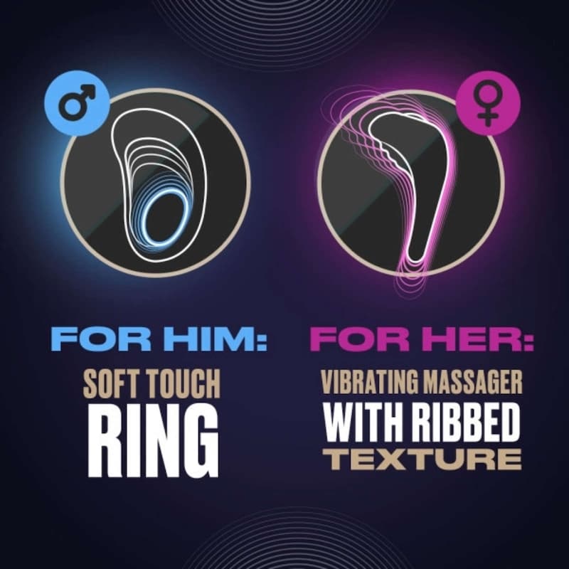 Trojan Dual Pleasure Vibrating Ring For Couples | Shoppers Drug Mart