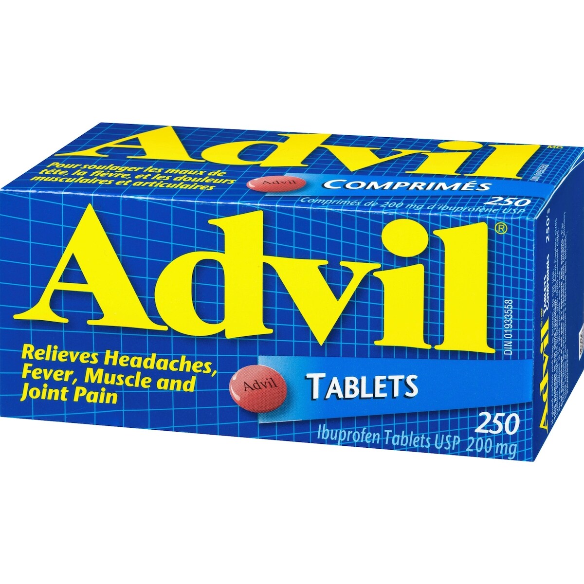 Advil Regular Strength Ibuprofen Tablets for Headaches and Pain Relief, 200 mg