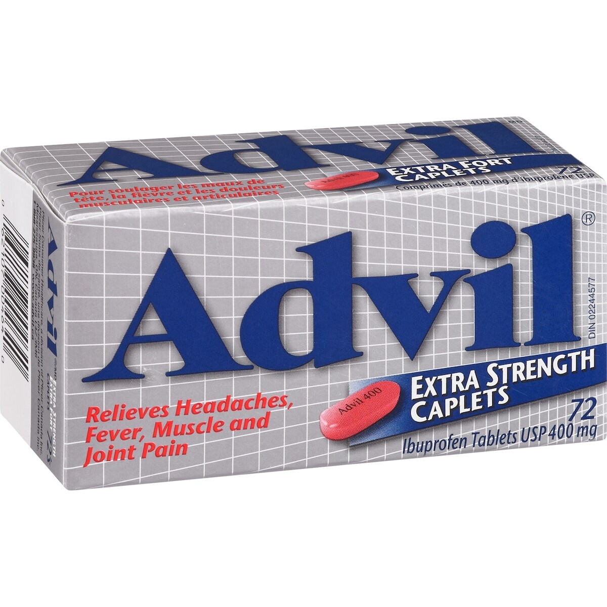 Extra Strength Caplets ( Count), 400 Mg Ibuprofen