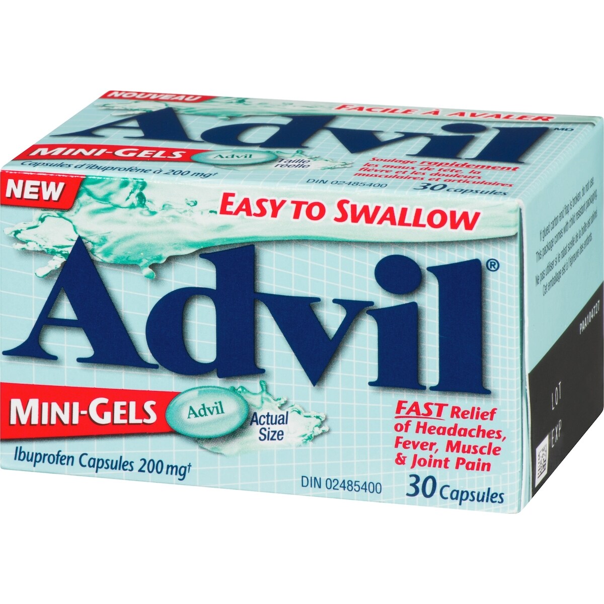 Advil Capsules d'Ibuprofène à 200 mg Mini-Gels Capsules