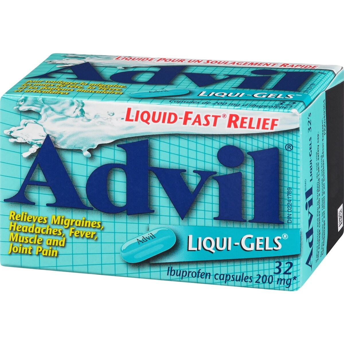 Advil Regular Strength Liqui-Gels Ibuprofen Capsules for Headaches and Pain Relief, 200 mg