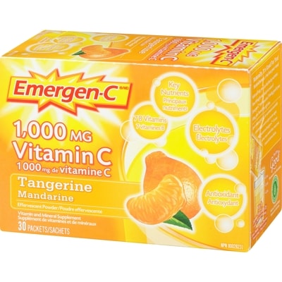 Vitamin C & Mineral Supplement Fizzy Drink Mix, Tangerine 4
