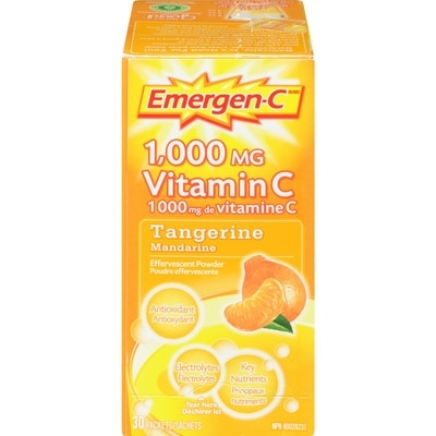 Vitamin C & Mineral Supplement Fizzy Drink Mix, Tangerine 5