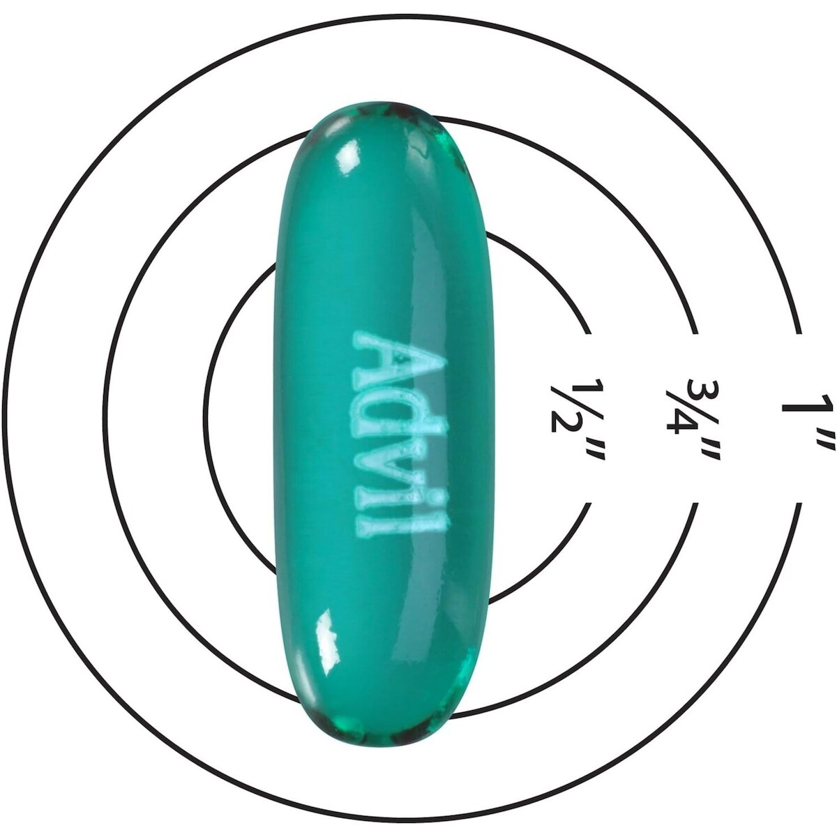 Advil Regular Strength Liqui-Gels Ibuprofen Capsules for Headaches and Pain Relief, 200 mg
