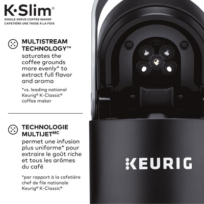 Cafetière une tasse à la fois pour capsule K-Cup® Keurig® K-Slim®, noir 3