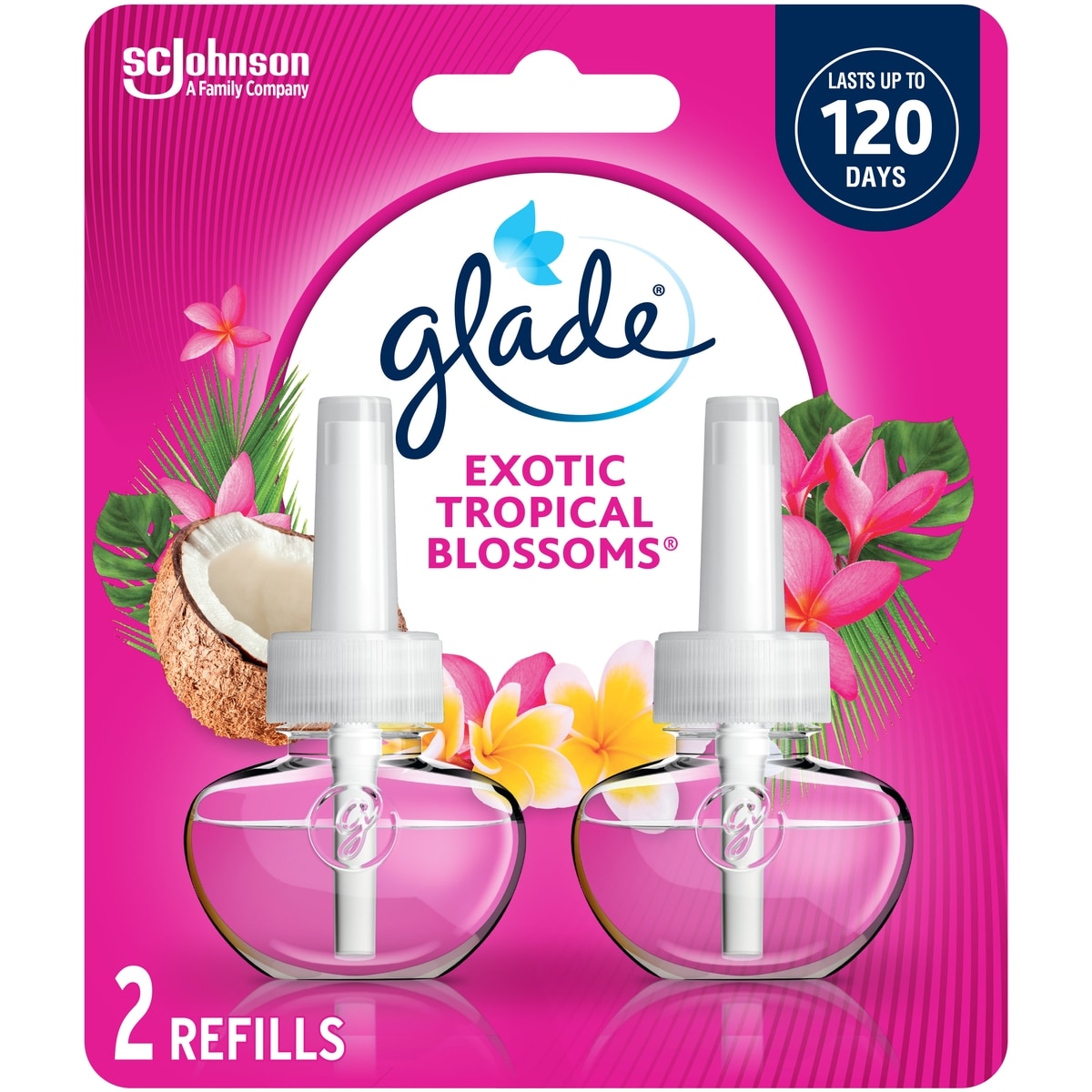 Glade Branchées® Huile Parfumée Recharge - Fleurs Tropicales Exotiques®