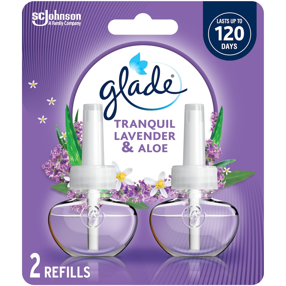 Glade Branchées® Huile Parfumée Recharge - Lavande Paisible Et AloèsMC