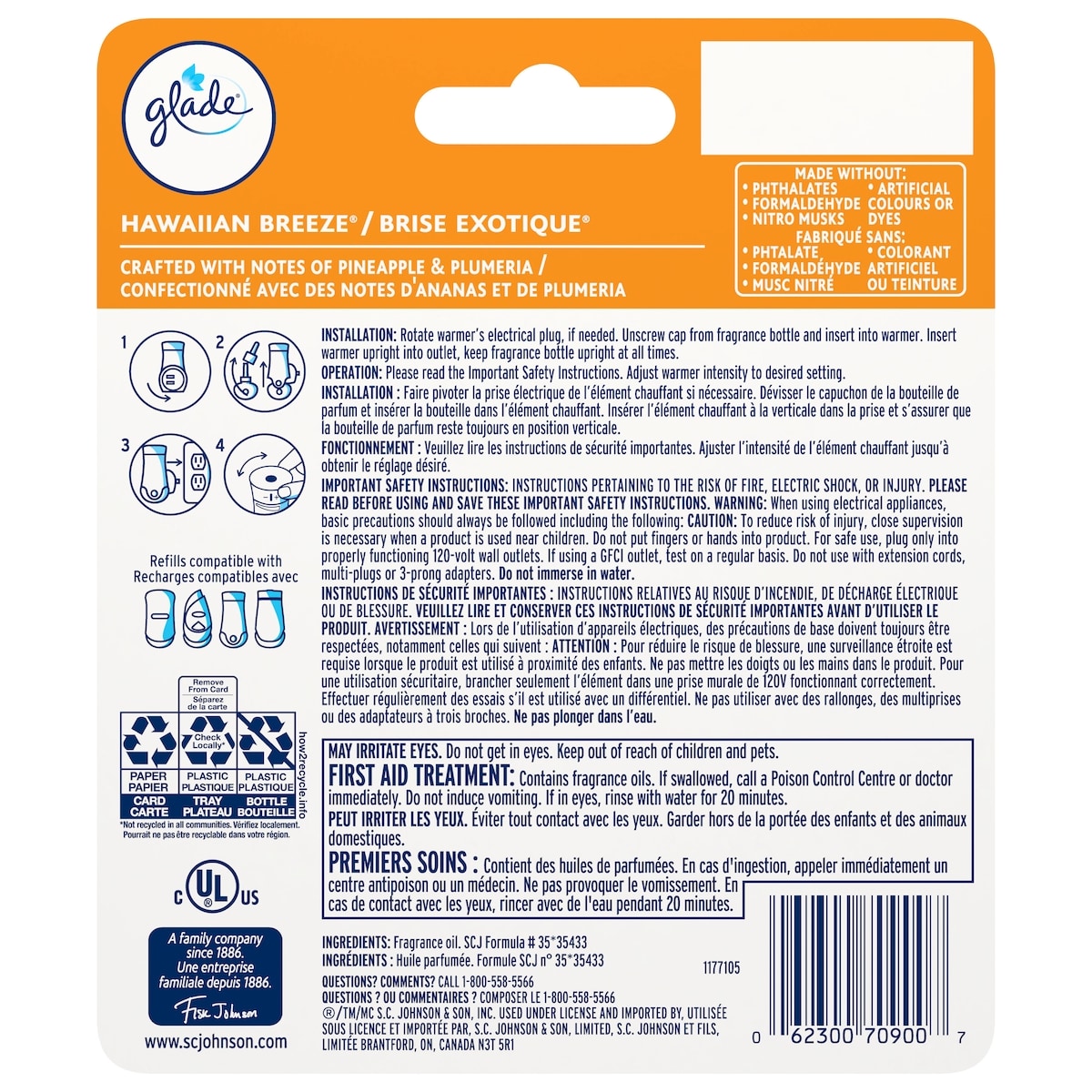 Glade Branchées® Huile Parfumée Nécessaire De Départ - Brise Exotique®