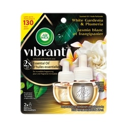 Vibrant™ Scented Oil Refill -  White Gardenia & Plumeria, 2 Refills 1